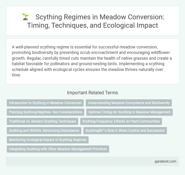 Scything Regimes in Meadow Conversion: Timing, Techniques, and Ecological Impact