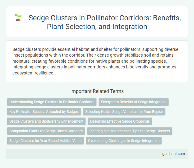 Sedge Clusters in Pollinator Corridors: Benefits, Plant Selection, and Integration