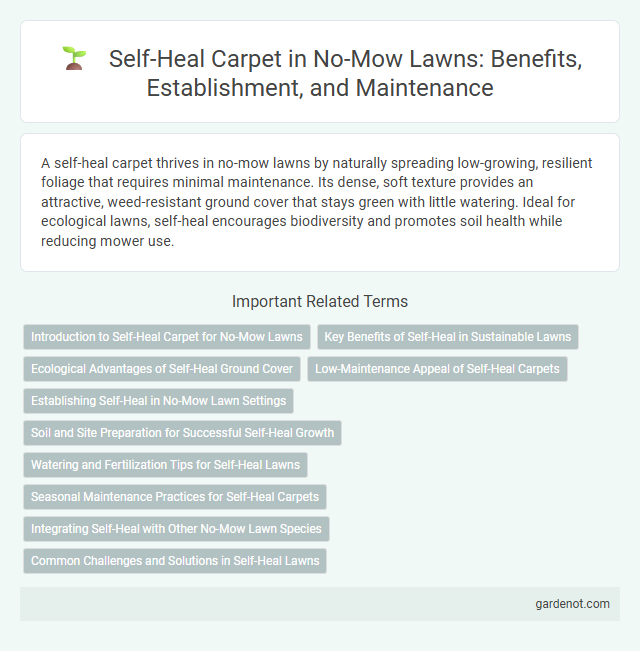 Self-Heal Carpet in No-Mow Lawns: Benefits, Establishment, and Maintenance