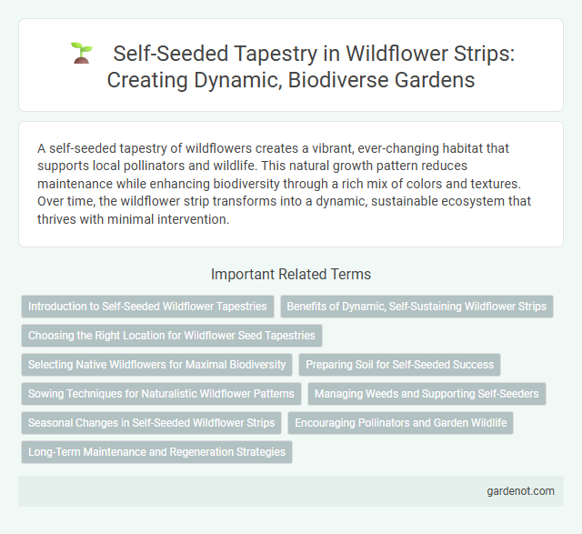 Self-Seeded Tapestry in Wildflower Strips: Creating Dynamic, Biodiverse Gardens