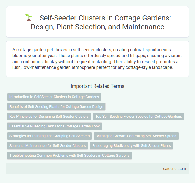 Self-Seeder Clusters in Cottage Gardens: Design, Plant Selection, and Maintenance