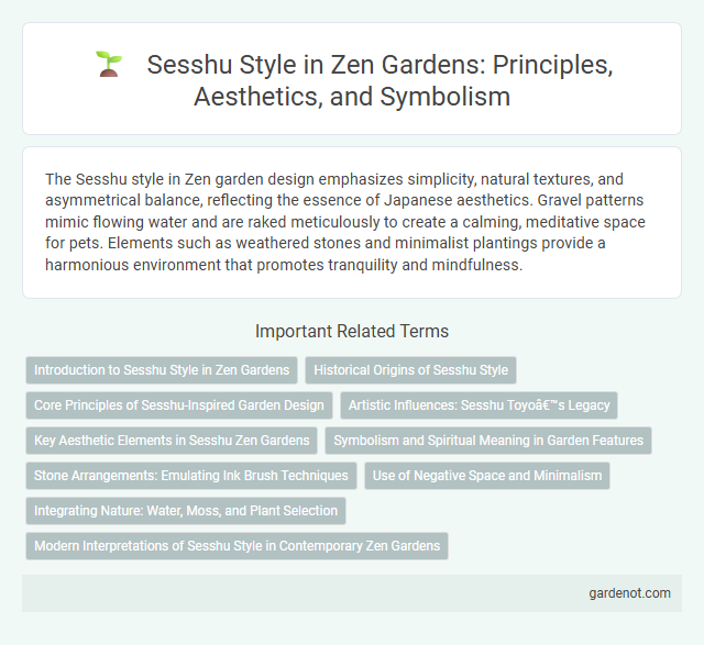 Sesshu Style in Zen Gardens: Principles, Aesthetics, and Symbolism