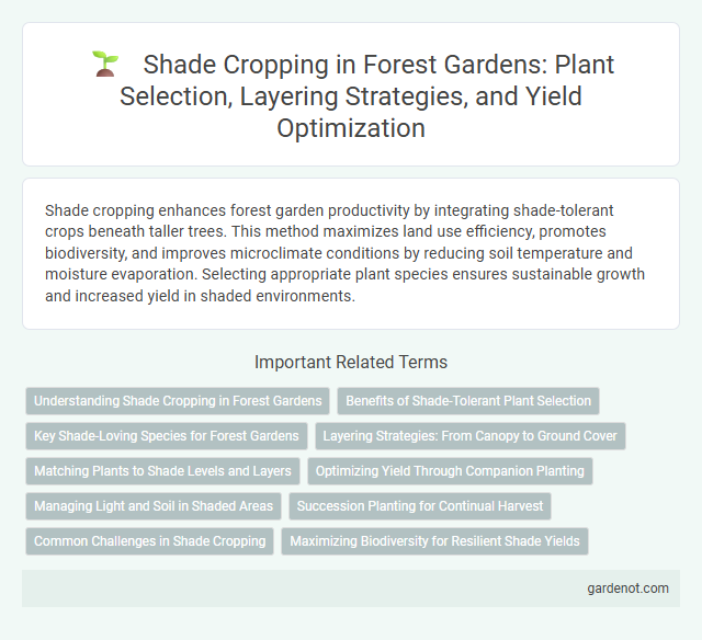Shade Cropping in Forest Gardens: Plant Selection, Layering Strategies, and Yield Optimization