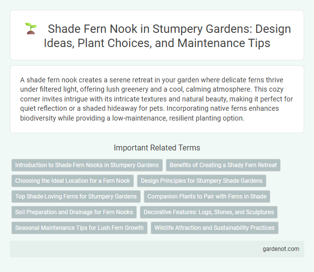 Shade Fern Nook in Stumpery Gardens: Design Ideas, Plant Choices, and Maintenance Tips