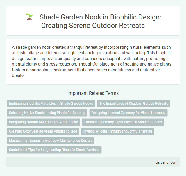 Shade Garden Nook in Biophilic Design: Creating Serene Outdoor Retreats