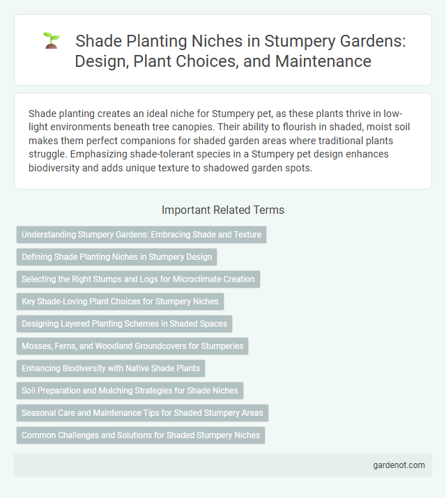 Shade Planting Niches in Stumpery Gardens: Design, Plant Choices, and Maintenance