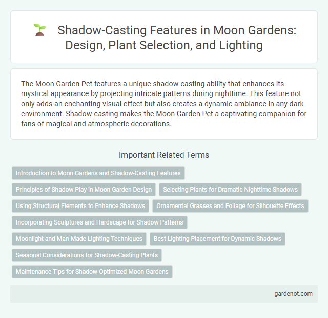 Shadow-Casting Features in Moon Gardens: Design, Plant Selection, and Lighting