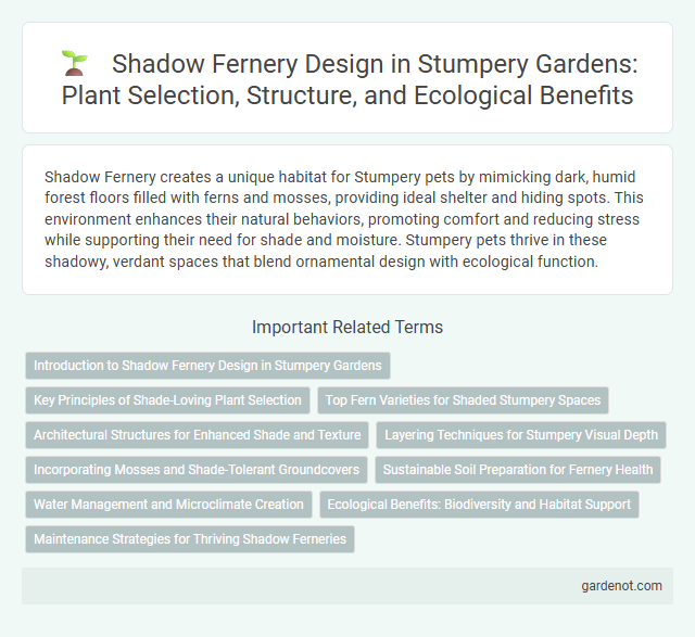Shadow Fernery Design in Stumpery Gardens: Plant Selection, Structure, and Ecological Benefits