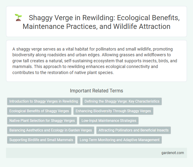 Shaggy Verge in Rewilding: Ecological Benefits, Maintenance Practices, and Wildlife Attraction