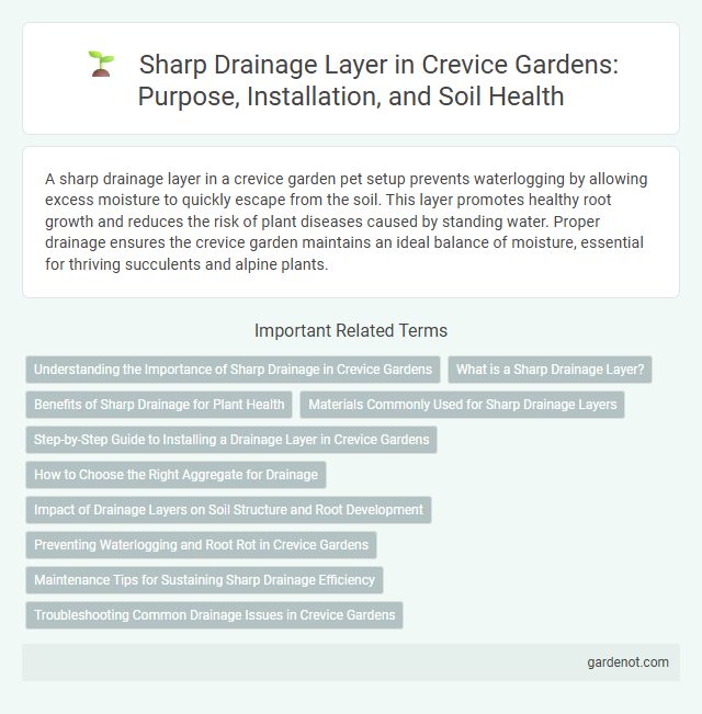 Sharp Drainage Layer in Crevice Gardens: Purpose, Installation, and Soil Health