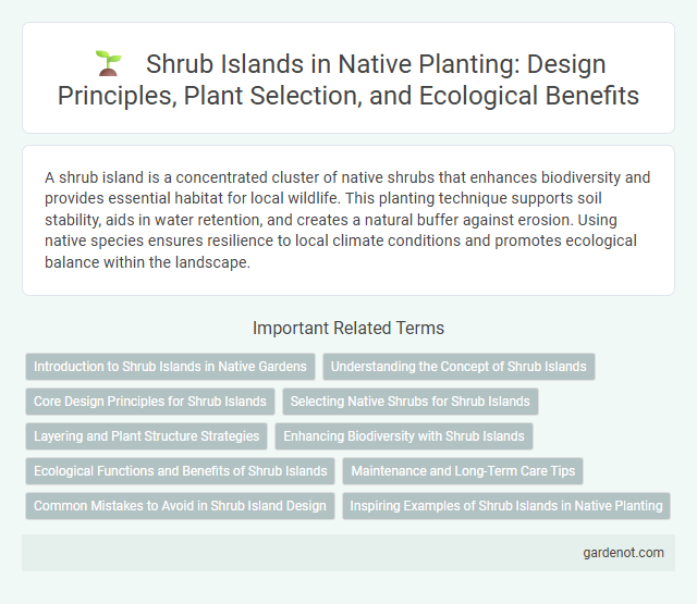 Shrub Islands in Native Planting: Design Principles, Plant Selection, and Ecological Benefits