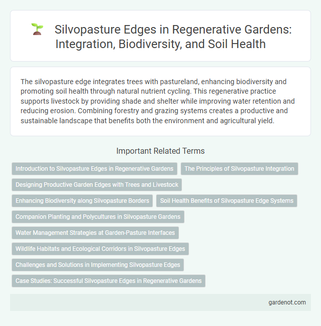 Silvopasture Edges in Regenerative Gardens: Integration, Biodiversity, and Soil Health