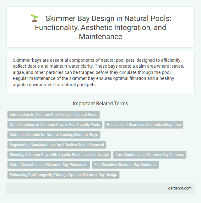 Skimmer Bay Design in Natural Pools: Functionality, Aesthetic Integration, and Maintenance