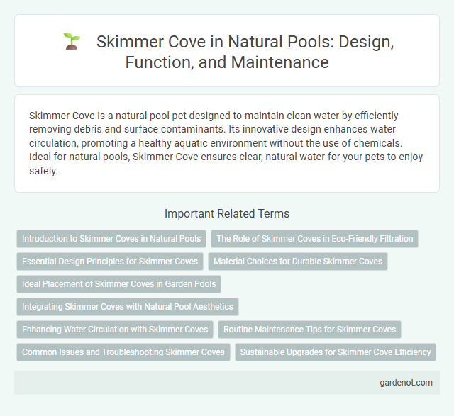 Skimmer Cove in Natural Pools: Design, Function, and Maintenance
