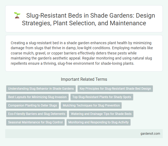 Slug-Resistant Beds in Shade Gardens: Design Strategies, Plant Selection, and Maintenance
