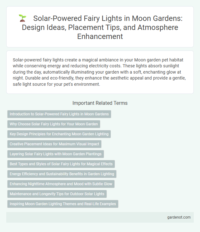 Solar-Powered Fairy Lights in Moon Gardens: Design Ideas, Placement Tips, and Atmosphere Enhancement