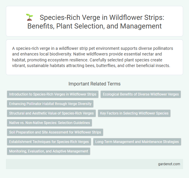 Species-Rich Verge in Wildflower Strips: Benefits, Plant Selection, and Management