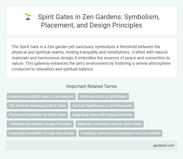 Spirit Gates in Zen Gardens: Symbolism, Placement, and Design Principles