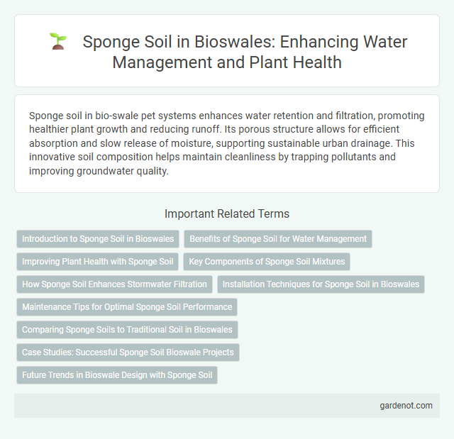 Sponge Soil in Bioswales: Enhancing Water Management and Plant Health