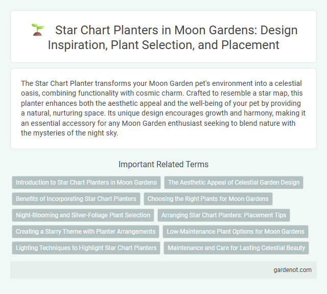 Star Chart Planters in Moon Gardens: Design Inspiration, Plant Selection, and Placement
