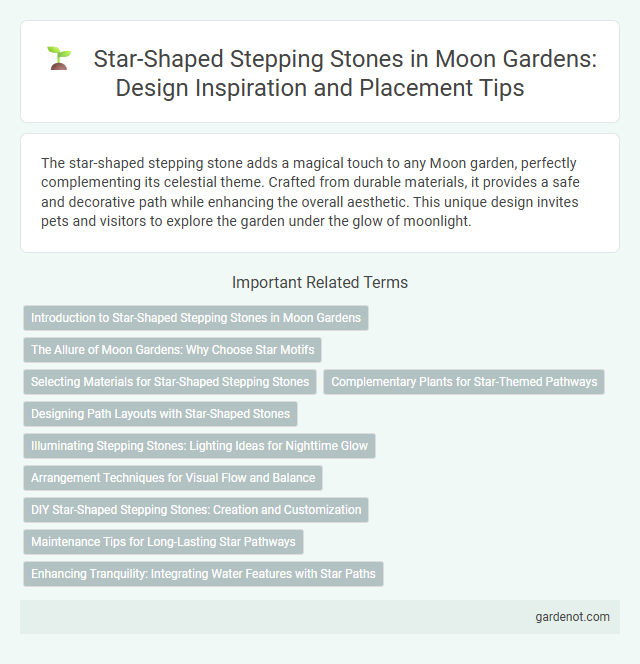 Star-Shaped Stepping Stones in Moon Gardens: Design Inspiration and Placement Tips