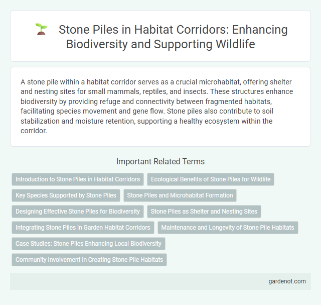 Stone Piles in Habitat Corridors: Enhancing Biodiversity and Supporting Wildlife