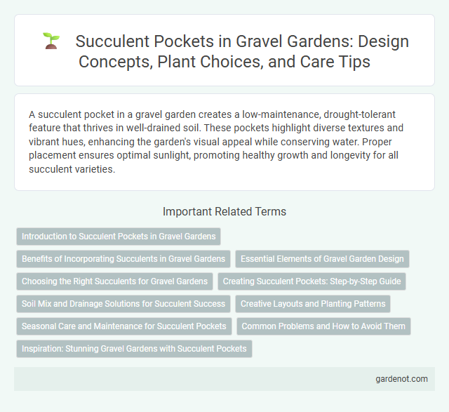 Succulent Pockets in Gravel Gardens: Design Concepts, Plant Choices, and Care Tips