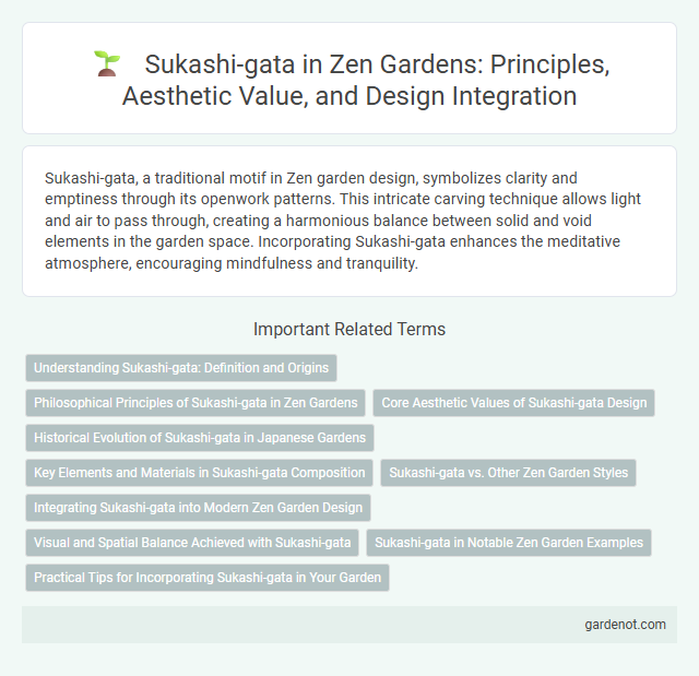 Sukashi-gata in Zen Gardens: Principles, Aesthetic Value, and Design Integration