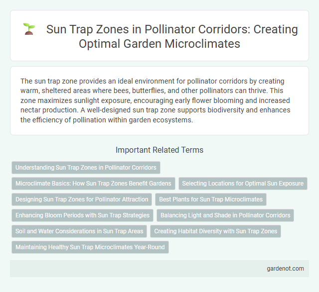 Sun Trap Zones in Pollinator Corridors: Creating Optimal Garden Microclimates