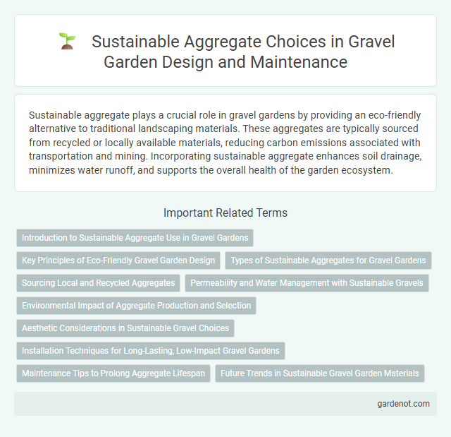 Sustainable Aggregate Choices in Gravel Garden Design and Maintenance