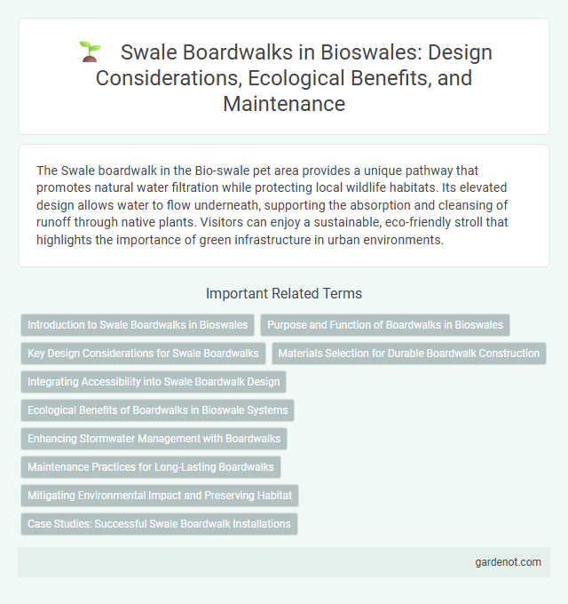 Swale Boardwalks in Bioswales: Design Considerations, Ecological Benefits, and Maintenance