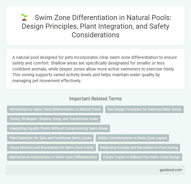 Swim Zone Differentiation in Natural Pools: Design Principles, Plant Integration, and Safety Considerations