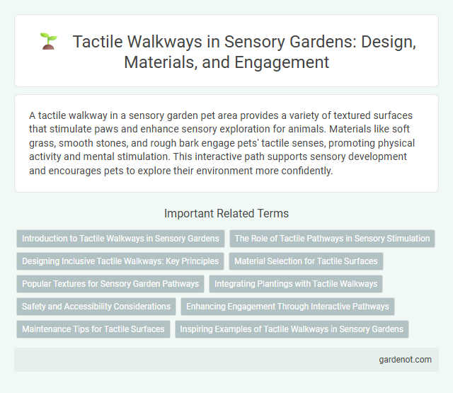 Tactile Walkways in Sensory Gardens: Design, Materials, and Engagement