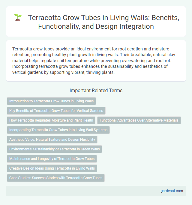 Terracotta Grow Tubes in Living Walls: Benefits, Functionality, and Design Integration