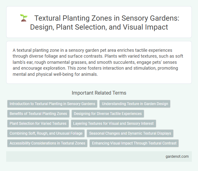 Textural Planting Zones in Sensory Gardens: Design, Plant Selection, and Visual Impact
