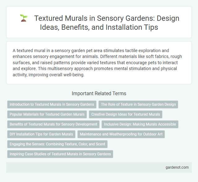Textured Murals in Sensory Gardens: Design Ideas, Benefits, and Installation Tips