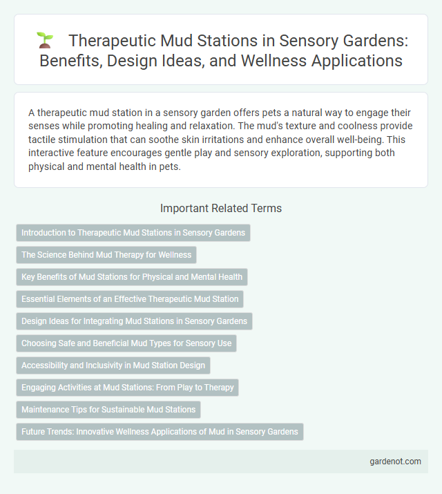 Therapeutic Mud Stations in Sensory Gardens: Benefits, Design Ideas, and Wellness Applications