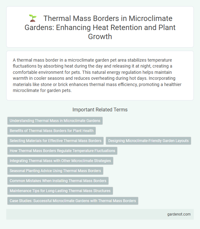 Thermal Mass Borders in Microclimate Gardens: Enhancing Heat Retention and Plant Growth