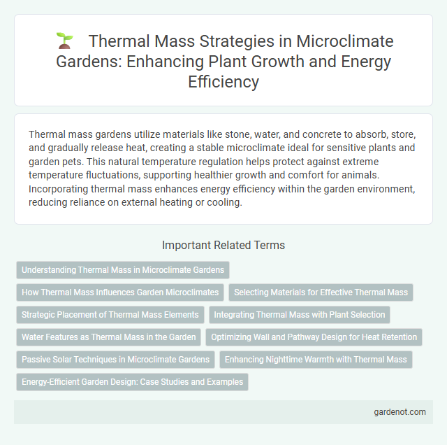 Thermal Mass Strategies in Microclimate Gardens: Enhancing Plant Growth and Energy Efficiency