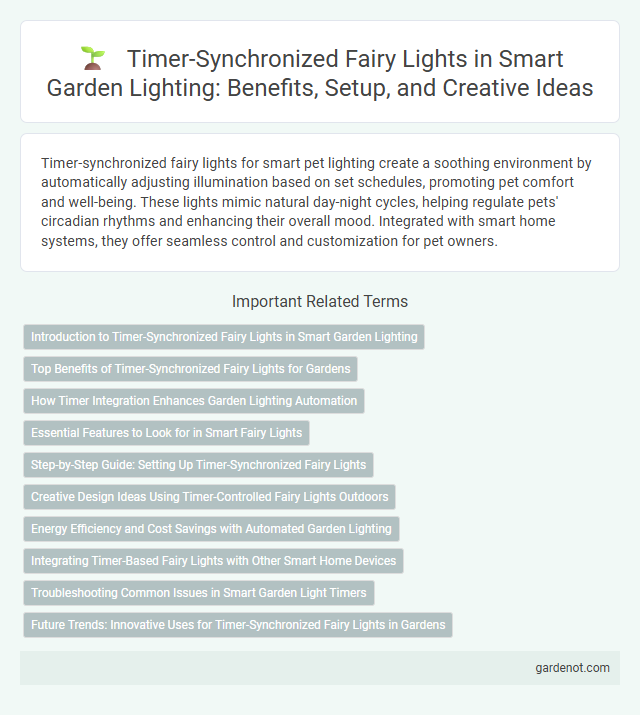 Timer-Synchronized Fairy Lights in Smart Garden Lighting: Benefits, Setup, and Creative Ideas