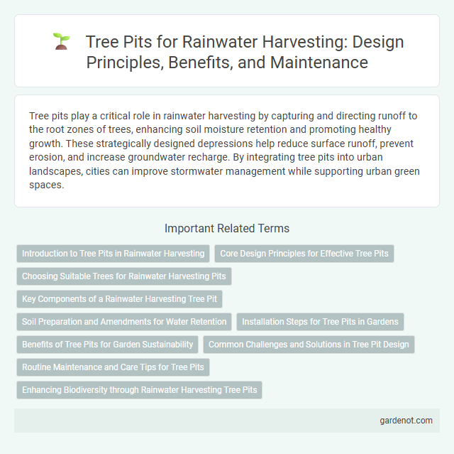 Tree Pits for Rainwater Harvesting: Design Principles, Benefits, and Maintenance