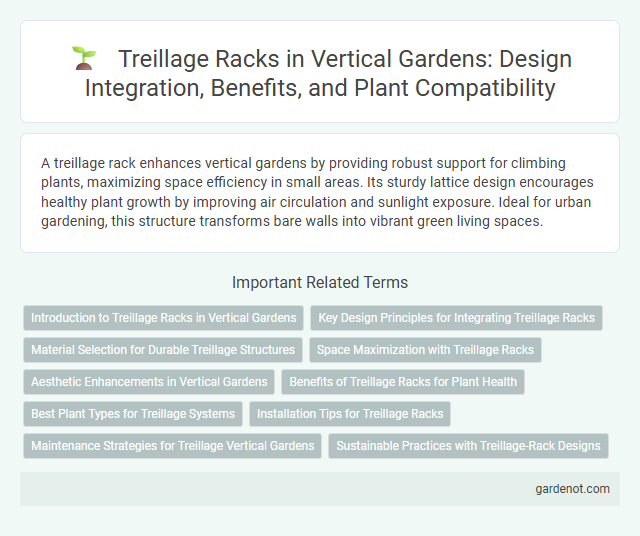 Treillage Racks in Vertical Gardens: Design Integration, Benefits, and Plant Compatibility