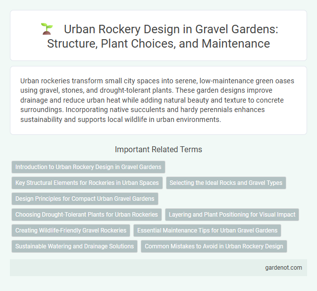 Urban Rockery Design in Gravel Gardens: Structure, Plant Choices, and Maintenance
