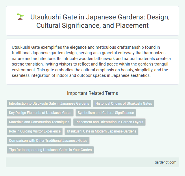 Utsukushi Gate in Japanese Gardens: Design, Cultural Significance, and Placement