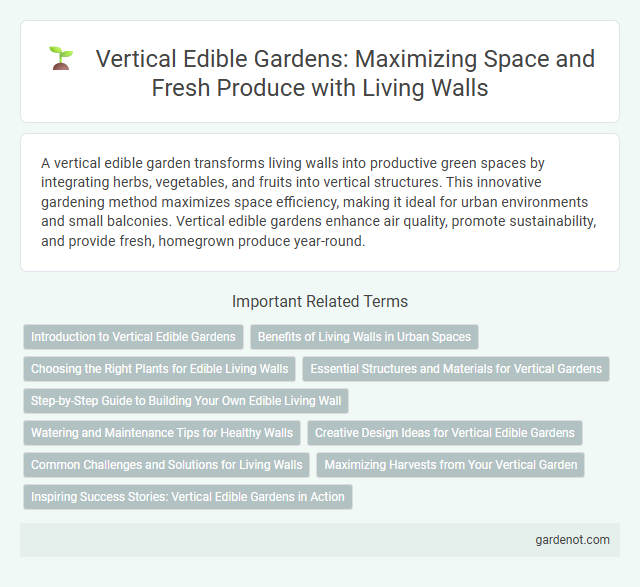 Vertical Edible Gardens: Maximizing Space and Fresh Produce with Living Walls