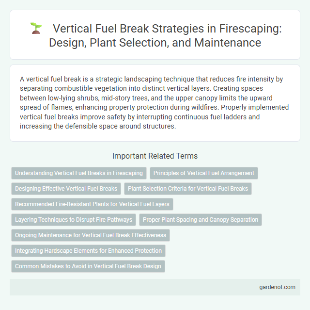 Vertical Fuel Break Strategies in Firescaping: Design, Plant Selection, and Maintenance