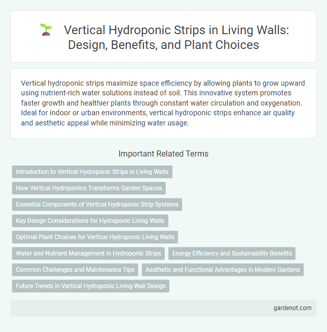 Vertical Hydroponic Strips in Living Walls: Design, Benefits, and Plant Choices