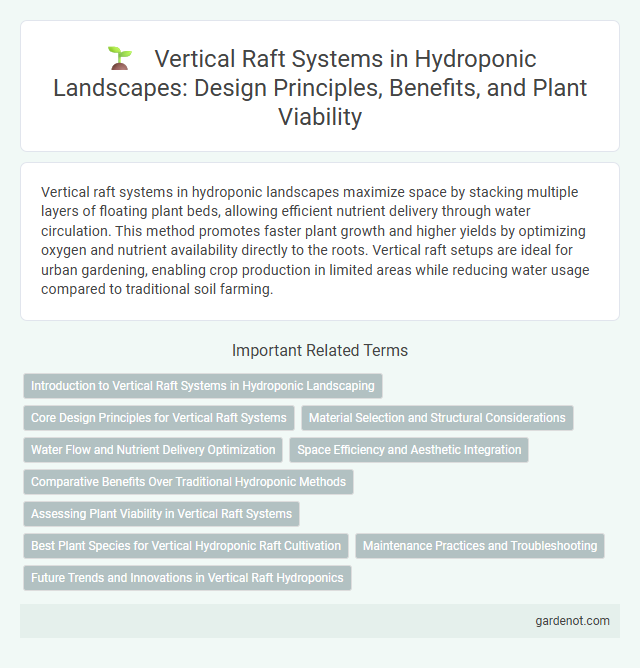 Vertical Raft Systems in Hydroponic Landscapes: Design Principles, Benefits, and Plant Viability