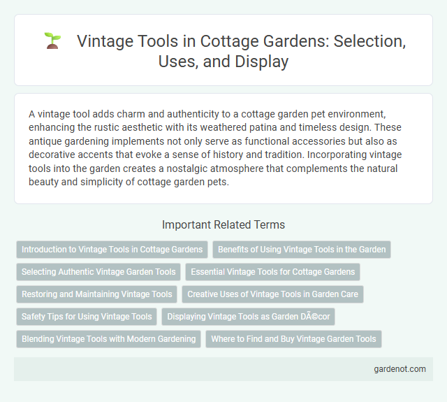 Vintage Tools in Cottage Gardens: Selection, Uses, and Display