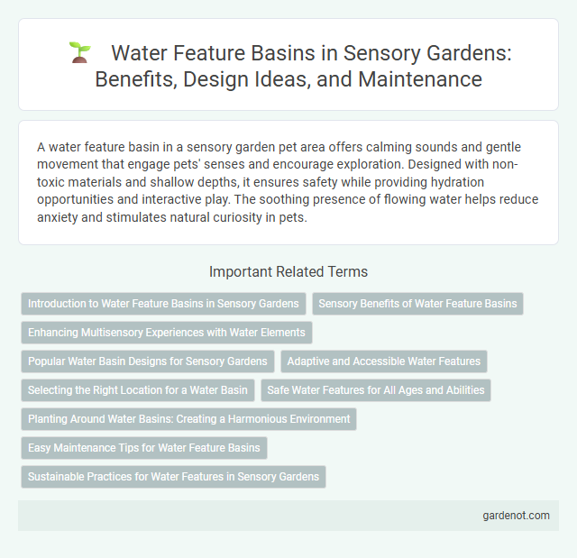 Water Feature Basins in Sensory Gardens: Benefits, Design Ideas, and Maintenance